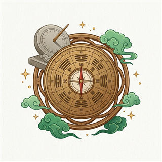 罗盘晷针